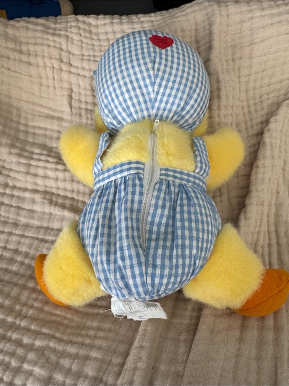 Vintage Russ Brand Chick Plush in Overalls - Picture 2 of 6